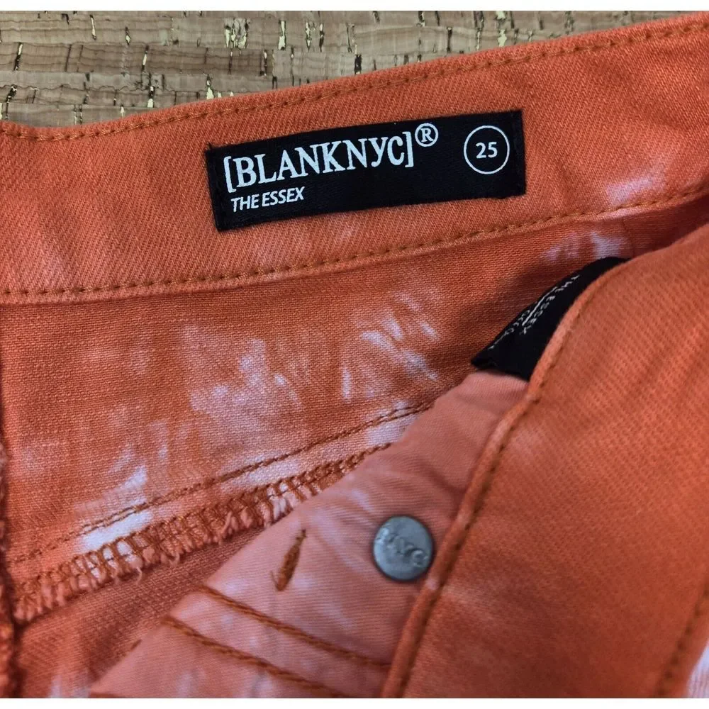 Blank‎ Nyc Shorts Women's 25 The Essex Classic Cut Off Tie Dye Casual Preppy